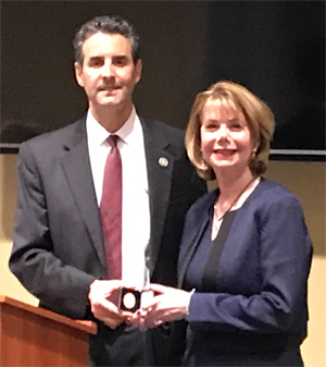 Congressman John Sarbanes and Steptoe partner Susan Esserman.