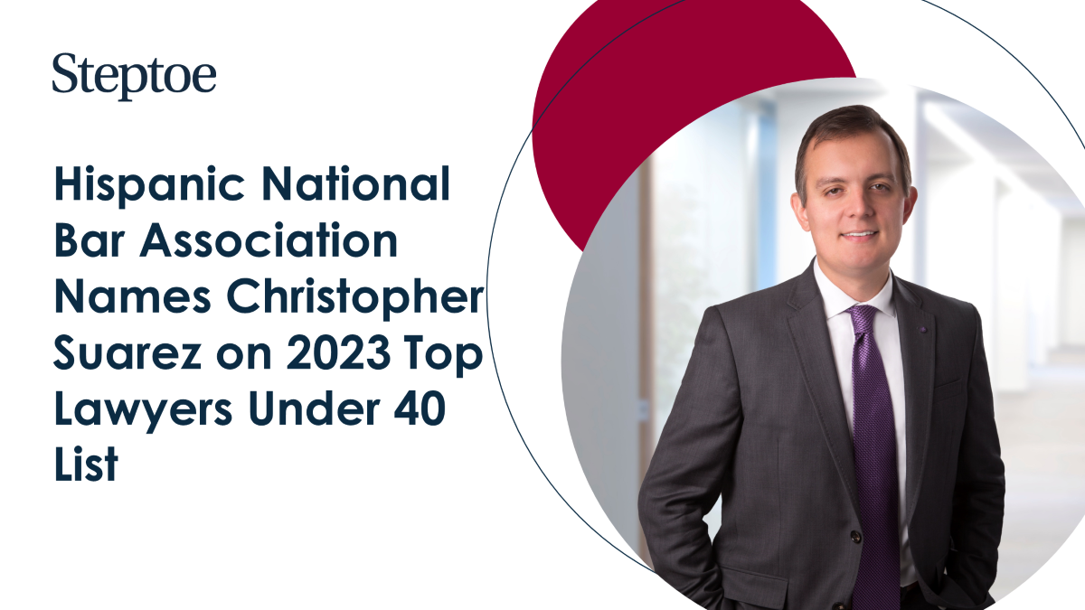 Hispanic National Bar Association Selects Christopher Suarez to Receive
